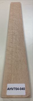 Fretboard Bird's Eye Maple white 720x81x11mm Unique Piece #040